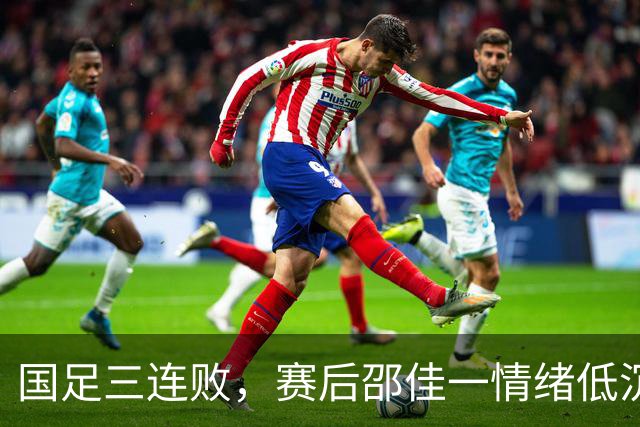国足三连败，赛后邵佳一情绪低沉向球迷致歉